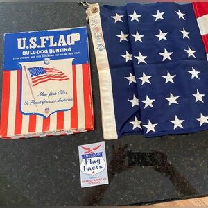48 Stars! BULL-DOG BUNTING U. S. Flag by DETTRA FLAG COMPANY, INC.